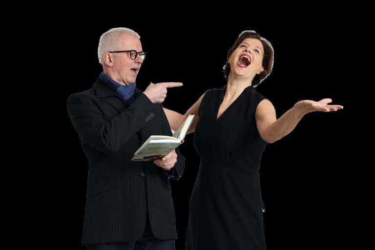 Foto Rudi Hausmann und Sängerin